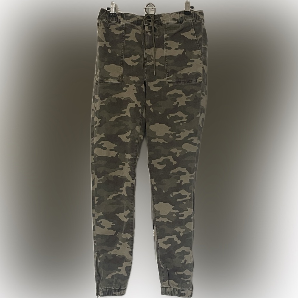 American Eagle Outfitters Green Casual Camouflage Pants